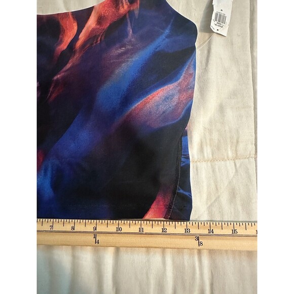 OLD NAVY‎ Pink Swirl Longline Powersoft Sports Bra SIZE MEDIUM NWT - Picture 4 of 5